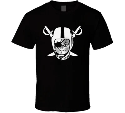 Chucky's Back Oakland Raiders Scary T Shirt  - Image 1 of 2