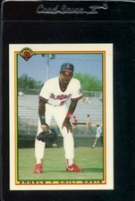 1990 BOWMAN TIFFANY #301 CHILI DAVIS CALIFORNIA ANGELS