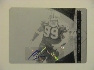 2011 Elite Marcell Dareus Alabama Buffalo Bill Auto 1/1 - Picture 1 of 1