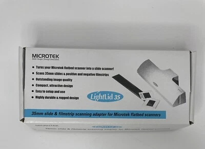MICROTEK LightLid 35 Slide Filmstrip 35mm Flatbed Scanning Adapter Scanner - Image 1 of 4