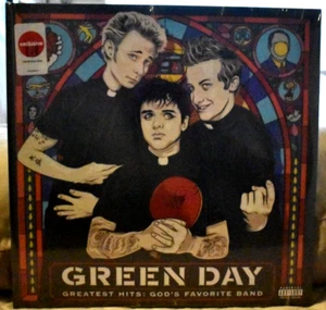GREEN DAY - GOD'S FAVORITE BAND - GREATEST HITS - TARGET DOUBLE BLUE VINYL - NEW - Picture 1 of 3