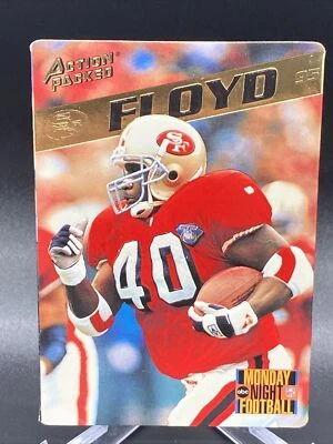 1995 Action Packed Monday Night Football Football Card #11 William Floyd - Image 1 of 2