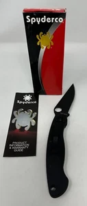 Spyderco Military 2 Compression Lock Black CPM-S30V DLC Blade Black G10 C36GPBK2 - Picture 1 of 16