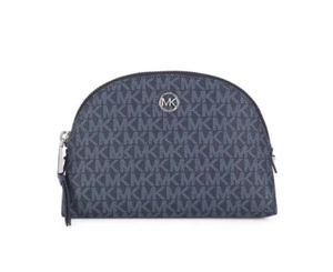 MICHAEL Michael Kors Women’s Heritage Large Travel Pouch In Elegant Blue😃 - Picture 1 of 5