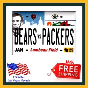 Green Bay Packers vs. Chicago Bears Januar 2025 Spieltag Kühlschrankmagnet - Bild 1 von 5