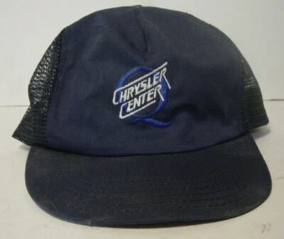 Gorra Chrysler Center Q Gorra Béisbol Camionero Snapback Malla Azul De Colección Dodge Plymouth Foto 1 de 3