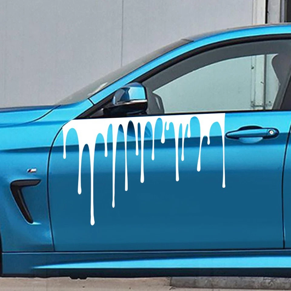 Car Body Side Door Decoration Stickers White Terror Blood Graphics Vinyl Decals - Image 1 of 4