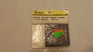 VINTAGE ERNST 102 ENGINE MOUNT THRUST PLATES 1, 2, 3  DEGREES  .20 SIZE - Picture 1 of 2