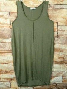 *Yazz  Dress.Green Sleeveless One Size  Made in E.C Viscose - Picture 1 of 7