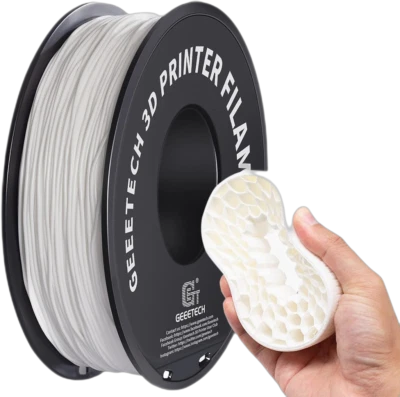 Filamento TPU color sólido GEEETECH 1 kg/rollo 1,75 mm flexible para impresora 3D EE. UU. Foto 1 de 4