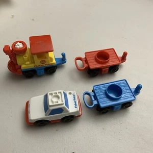 VTG Fisher Price FLIP TRACK Rail Road Train LITTLE PEOPLE Cars PARTS 1992 - Picture 1 of 6