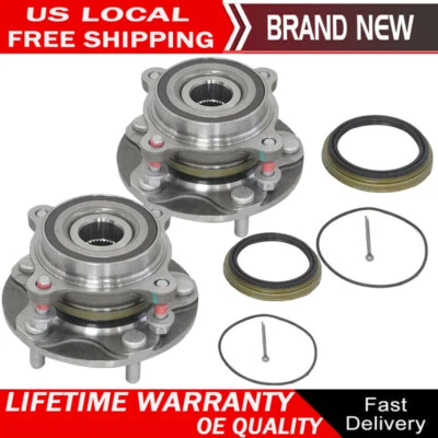 Пара ступиц подшипников передних колес для Toyota Tundra 2007 2008 2009 2010 - 2021 4WD - Изображение 1 из 4