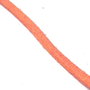  Wildleder-Imitat Band 3x1 m lang ca. 2,8mm breit neon-koralle nenad-design R060 - Bild 1 von 5