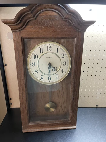 Howard Miller Bellflower Quartz Wall Clock 613-235 Westminster Chime Cover
