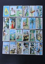 1964 Seymour Mead & Co. The Island of Ceylon Tea Tobacco Complete Set (24) *5484