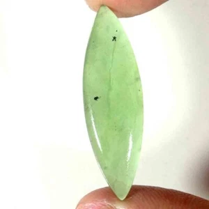 18.95Cts. 12X39X5mm 100% Natural Rare Quality Serpentine Marquis Cab Gemstone - Picture 1 of 5