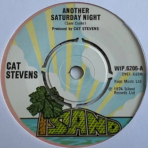 Cat Stevens - Another Saturday Night - 7” Vinyl Single - Picture 1 of 3