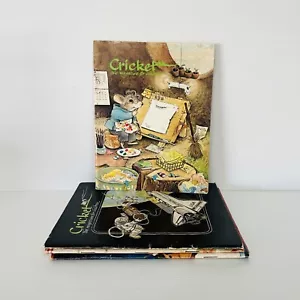 4x Cricket Magazine For Children 1982 Volumes 8 # 6,8,11,12 - Picture 1 of 24