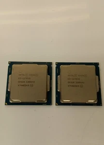 PAIRE ASSORTIE DE PROCESSEURS INTEL XEON E3-1270 v6 3,80 GHz 4 cœurs LGA 1151 SR326 - Photo 1/3