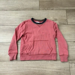 Crewcuts J.Crew Boys Sweater Pink Cotton Crewneck Long Sleeve Kids Size S 6/7 - Picture 1 of 4