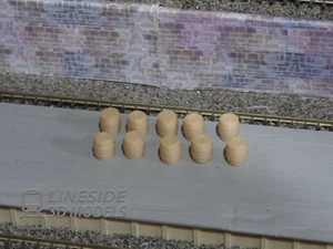 10 barriles de whisky escala 1:148 calibre N (LS2009) modelo impreso en 3D (WOOD PLA) - Imagen 1 de 5