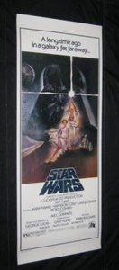 Original STAR WARS Rare Video Style Insert 14" X 36" Rolled L@@K - Picture 1 of 3