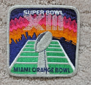 Super Bowl XIII / Miami Orange Bowl ~ Patch ~ 1979 ~ 13 ~ NFL Football - Bild 1 von 4