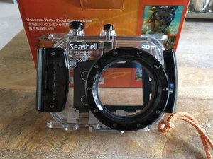 Seashell Underwater Camera Housing With Sony Cyber shot DSC W320 14.1 Mp Camera - Picture 1 of 4