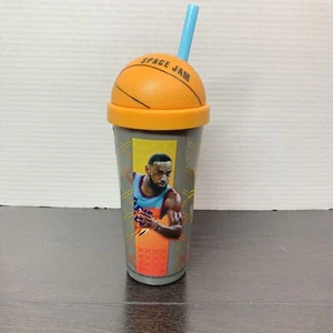 Space Jam Tune Squad 18oz Dome Top Tumbler with Straw Bugs Bunny Labron James - Picture 1 of 6
