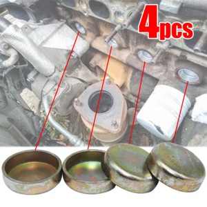 4X 34mm Core Plugs for Mercedes Zetec Plated Cylinder Head Hole Seal Block Cup - Picture 1 of 6