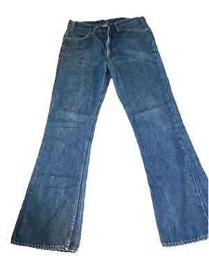 Levi’s 646 Vintage Made in USA Orange Tab Bell Bottom Denim Jeans Size 34/33 (H6 - Image 1 of 4
