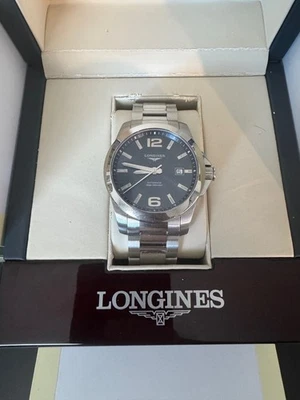 Longines Conquest 41mm Automatic Men's Watch, Sunray Blue Dial - L3.777.4.99.6 - Image 1 of 4