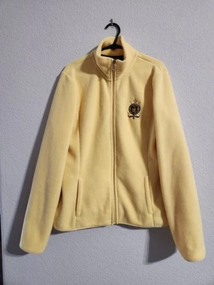 Lauren Ralph Lauren Yellow Fleece full-zip jacket size small - Image 1 of 4