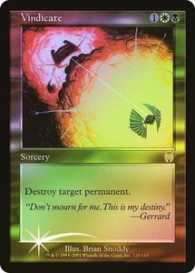 Magic MTG Apocalypse FOIL Vindicate NEAR MINT NM - Picture 1 of 1