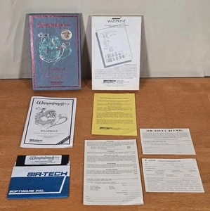 Wizardry Wiziprint Charakterstatistik Apple II IIe Big Box Spiel komplett CIB - Bild 1 von 17