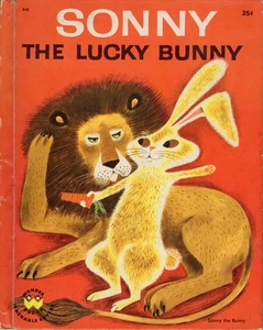 SONNY THE LUCKY BUNNY, WONDER BOOK, HARDCOVER, 1952 - Picture 1 of 6