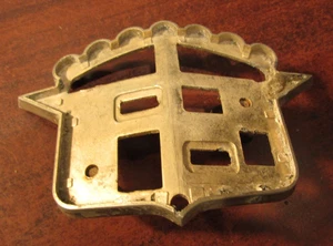 1955 Cadillac Hood Emblem Crest Badge Bezel 1463334 - Picture 1 of 7