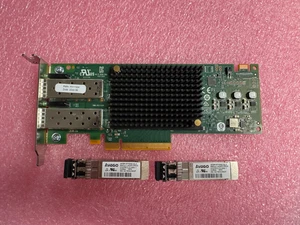 Emulex LPe31002-M6 16GB Dual Port Fiber Channel P011324-21G Low Profile - Afbeelding 1 van 5