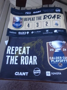 2__2024 Hershey Bears Repeat The Roar Calder Cup FINALS Rally Towels !!!! - Picture 1 of 5