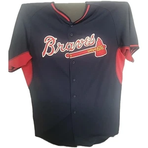 Vintage 90s Majestic Atlanta Braves Jersey #26 Baseball USA Made Large - Bild 1 von 7
