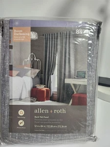 Allen+Roth Glennston Back Tab Panel Gray 52x84” 0856796 - Picture 1 of 4