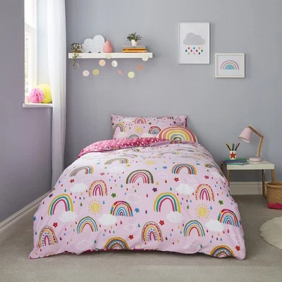 Silentnight Healthy Growth Duvet Set for Kids Space Rainbow Breathable Soft - Image 1 of 4