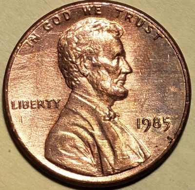 1985 Lincoln Cent Die Clash - Image 1 of 4
