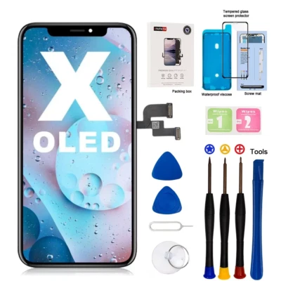 For iPhone X Premium Quality OLED Screen Display Touch Digitizer Replacement Kit - image 1 of 4