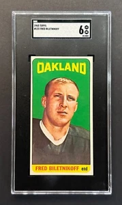1965 Topps #133 Fred Biletnikoff SP RC (Raiders) SGC 6 EX/NM ROOKIE! - Picture 1 of 2