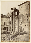 Italie Rome Roma Le Forum Vintage Albumen Print Tirage Albumine 17X23
