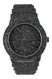 DIAMOND Men's Fully Iced out green Watch, 46mm Case - Picture 1 of 5