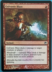 Magic: The Gathering (MTG) Scars Of Mirrodin Foil Galvanic Blast [SOM] - Picture 1 of 8