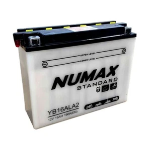 Numax YAMAHA XV 750 Virago 92-96 High Performance Motorcycle Battery YB16AL-A2 - Picture 1 of 6