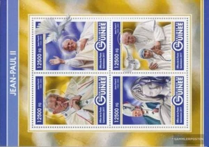 Guinea 12391-12394 Sheetlet nuevo con goma original 2017 Papa Juan Paul II. - Imagen 1 de 1